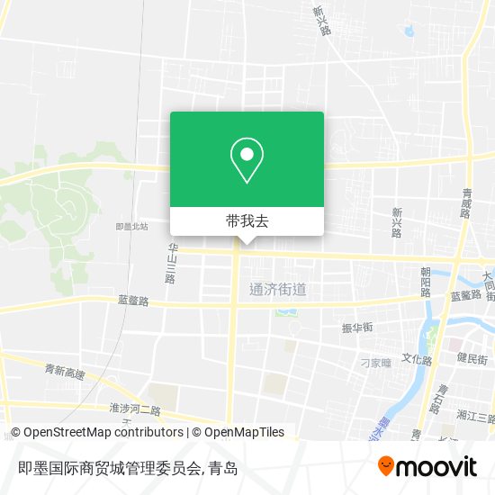 即墨国际商贸城管理委员会地图