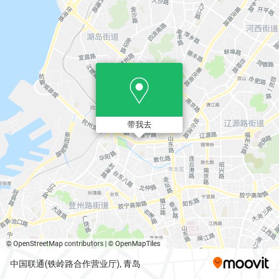 中国联通(铁岭路合作营业厅)地图
