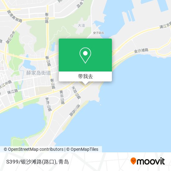 S399/银沙滩路(路口)地图