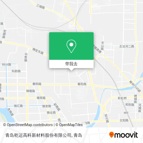 青岛乾运高科新材料股份有限公司地图