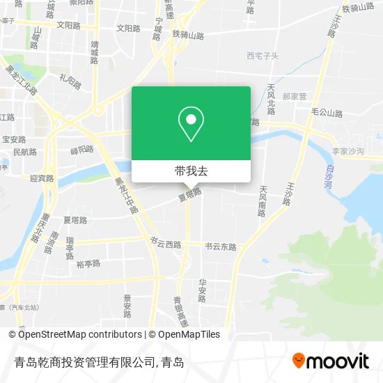 青岛乾商投资管理有限公司地图