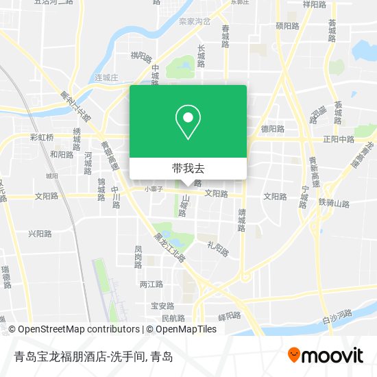 青岛宝龙福朋酒店-洗手间地图