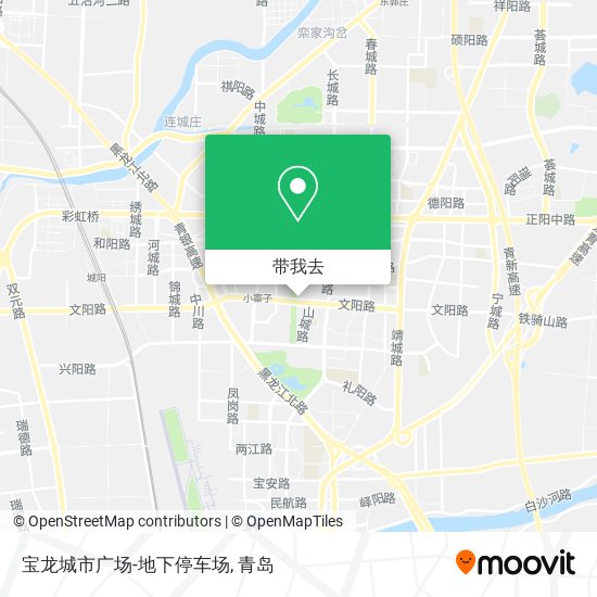宝龙城市广场-地下停车场地图