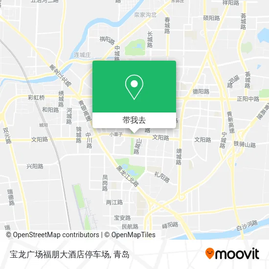 宝龙广场福朋大酒店停车场地图