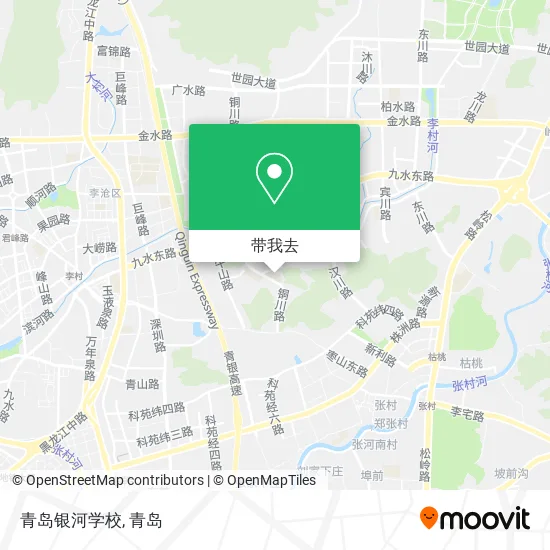 青岛银河学校地图
