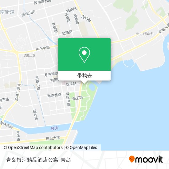 青岛银河精品酒店公寓地图