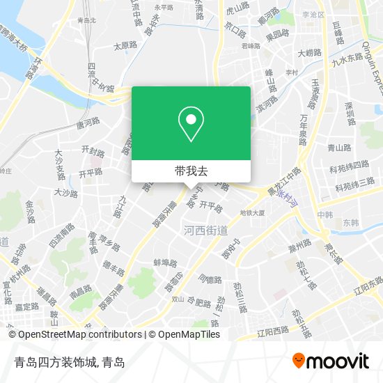 青岛四方装饰城地图