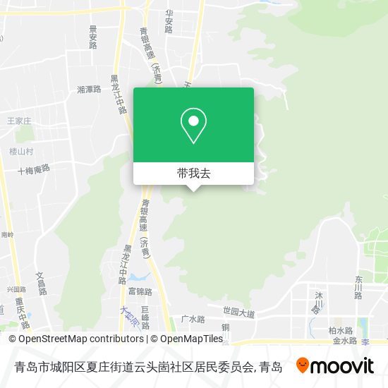 青岛市城阳区夏庄街道云头崮社区居民委员会地图