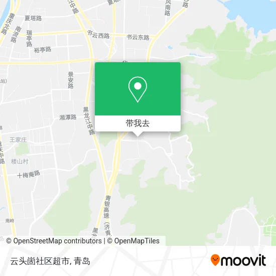 云头崮社区超市地图