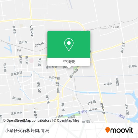 小猪仔火石板烤肉地图