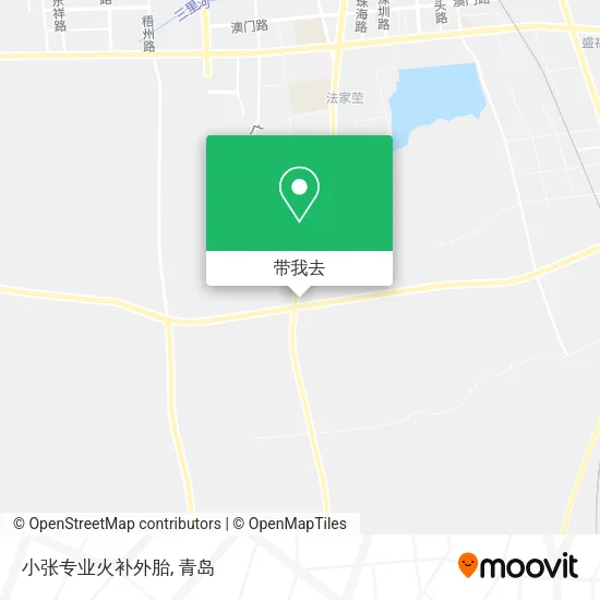 小张专业火补外胎地图
