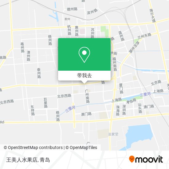 王美人水果店地图