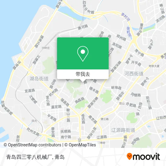 青岛四三零八机械厂地图