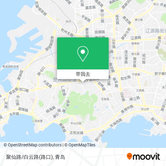 聚仙路/白云路(路口)地图