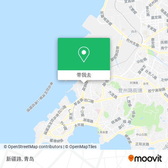 新疆路地图
