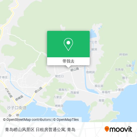 青岛崂山风景区 日租房普通公寓地图
