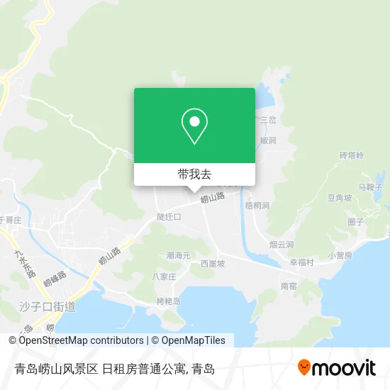 青岛崂山风景区 日租房普通公寓地图
