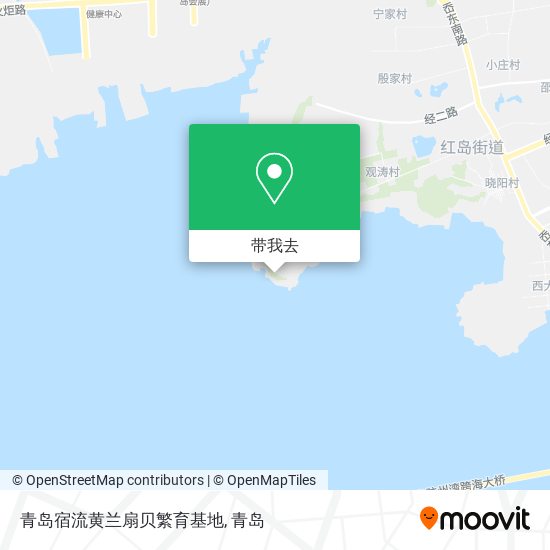 青岛宿流黄兰扇贝繁育基地地图