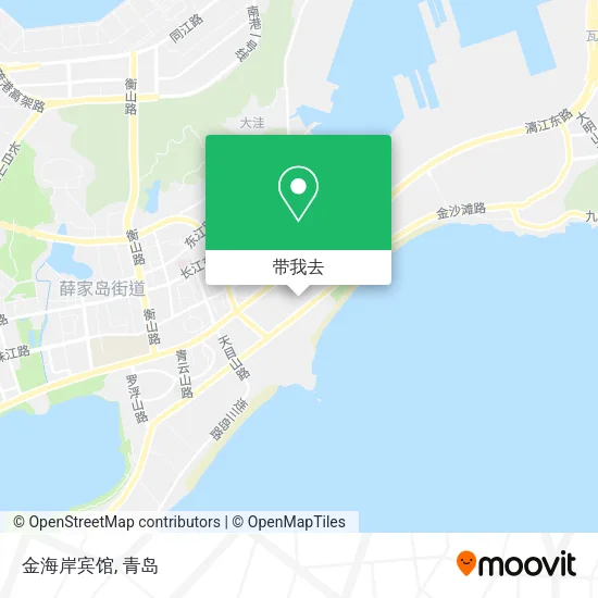 金海岸宾馆地图