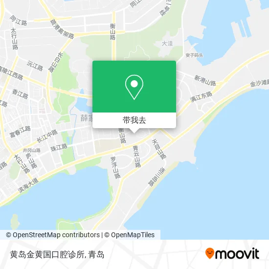 黄岛金黄国口腔诊所地图