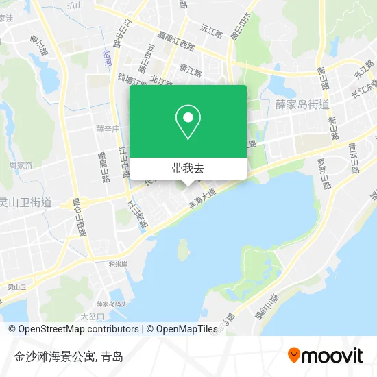 金沙滩海景公寓地图