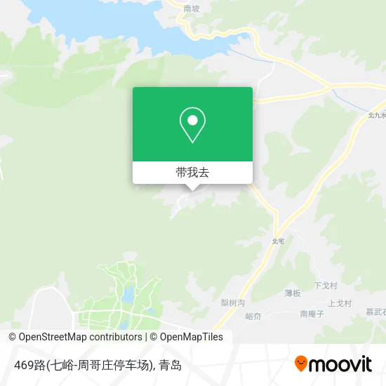469路(七峪-周哥庄停车场)地图