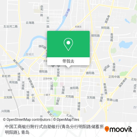 中国工商银行附行式自助银行(青岛分行明阳路储蓄所明阳路)地图
