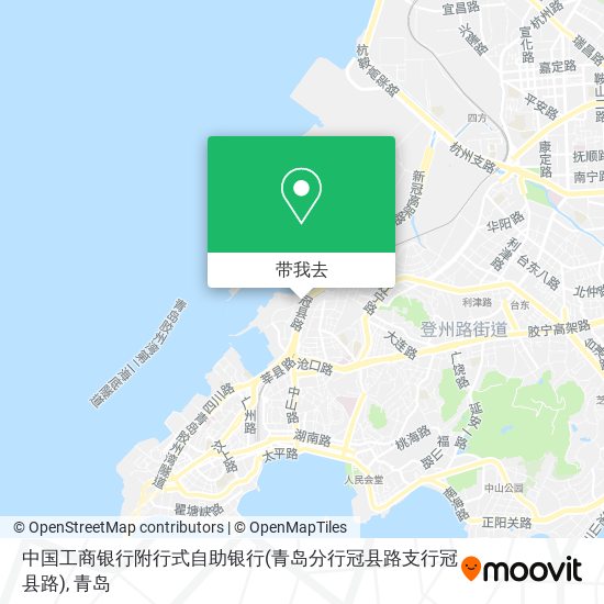 中国工商银行附行式自助银行(青岛分行冠县路支行冠县路)地图
