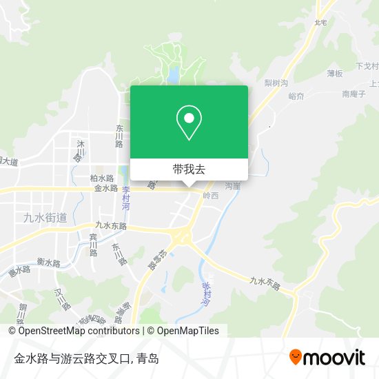 金水路与游云路交叉口地图