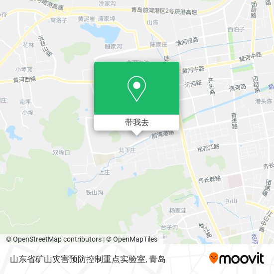 山东省矿山灾害预防控制重点实验室地图