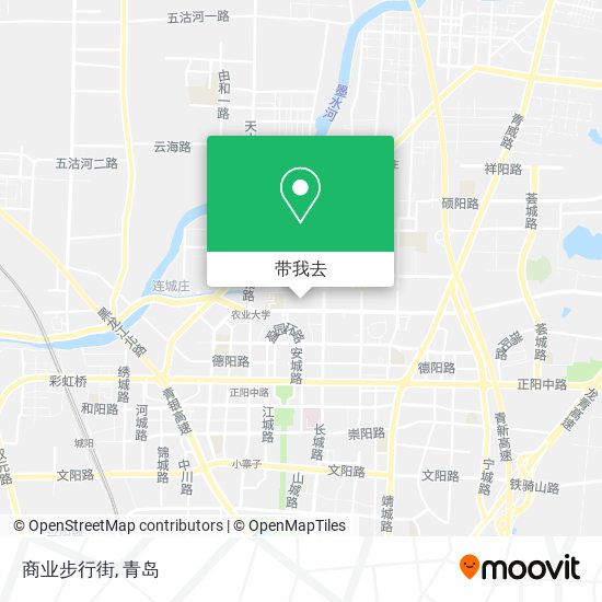 商业步行街地图