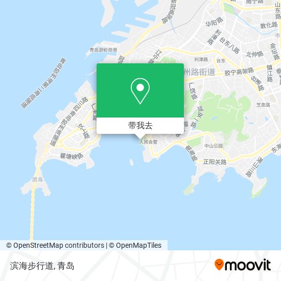 滨海步行道地图