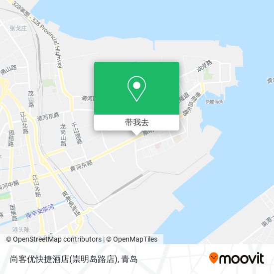 尚客优快捷酒店(崇明岛路店)地图