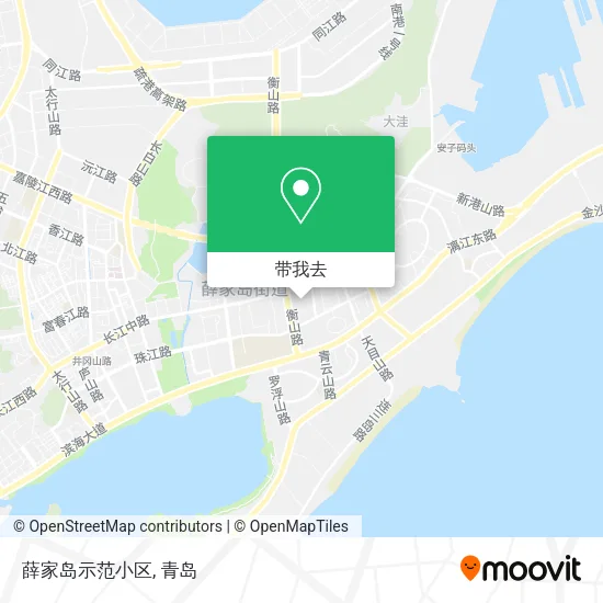 薛家岛示范小区地图