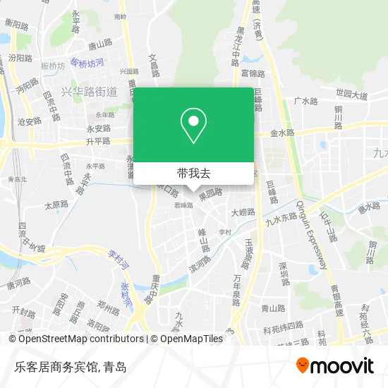 乐客居商务宾馆地图