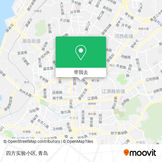 四方实验小区地图