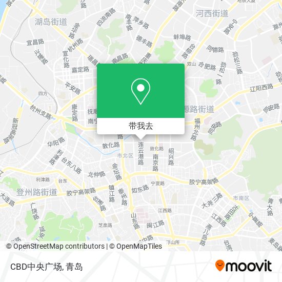 CBD中央广场地图