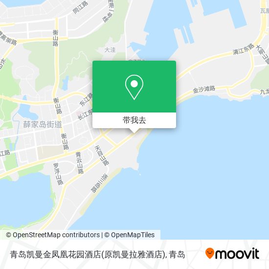 青岛凯曼金凤凰花园酒店(原凯曼拉雅酒店)地图