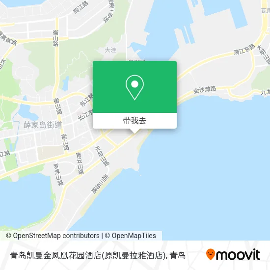 青岛凯曼金凤凰花园酒店(原凯曼拉雅酒店)地图