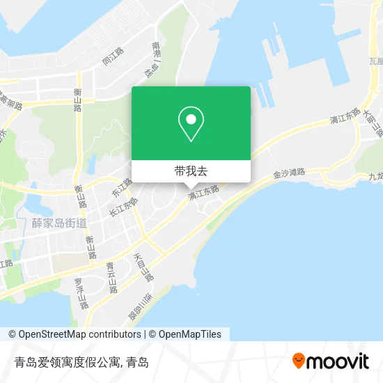 青岛爱领寓度假公寓地图