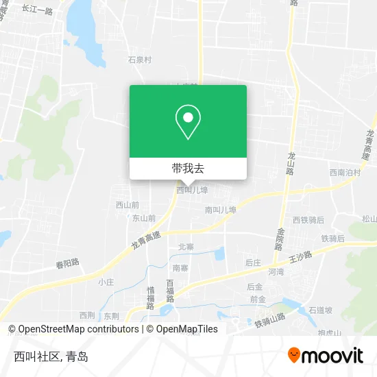 西叫社区地图