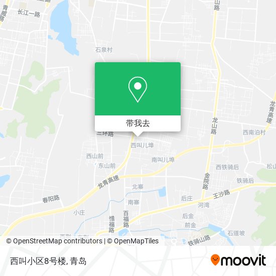 西叫小区8号楼地图