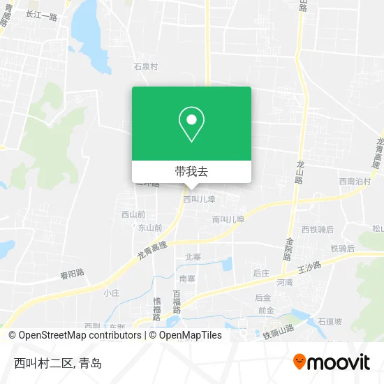 西叫村二区地图