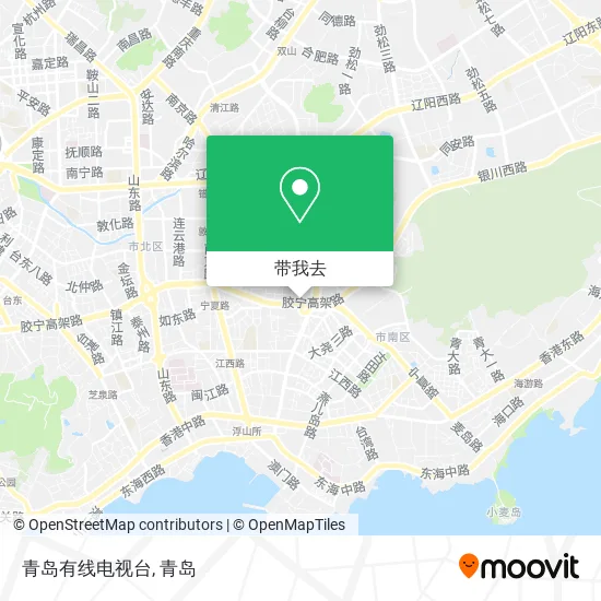 青岛有线电视台地图