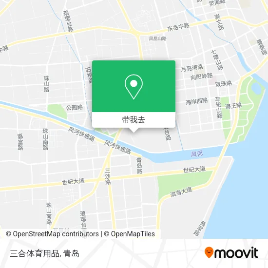 三合体育用品地图