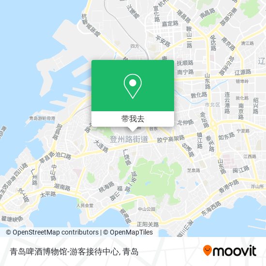青岛啤酒博物馆-游客接待中心地图