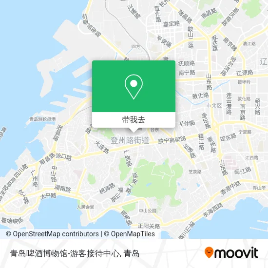 青岛啤酒博物馆-游客接待中心地图