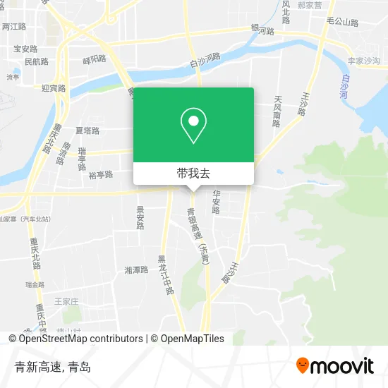 青新高速地图