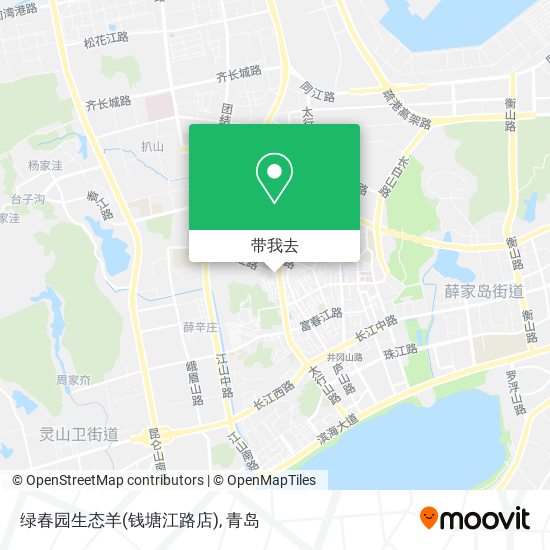 绿春园生态羊(钱塘江路店)地图