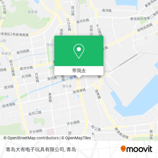 青岛大有电子玩具有限公司地图